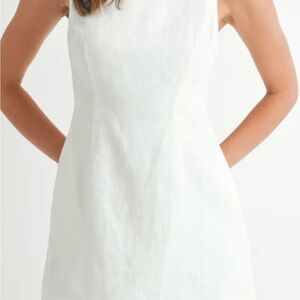 MABLE scalloped mini dress